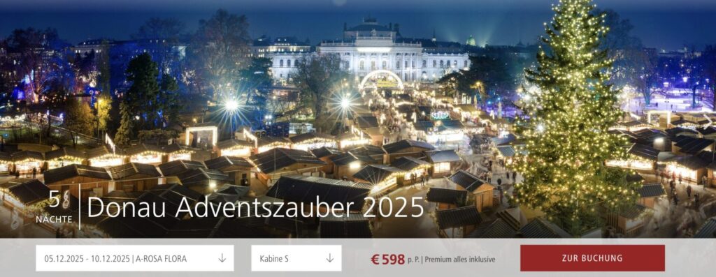 Donau Flusskreuzfahrt – 1 Woche im Sommer mit All Inclusive & Extras ab 899€ p.P.