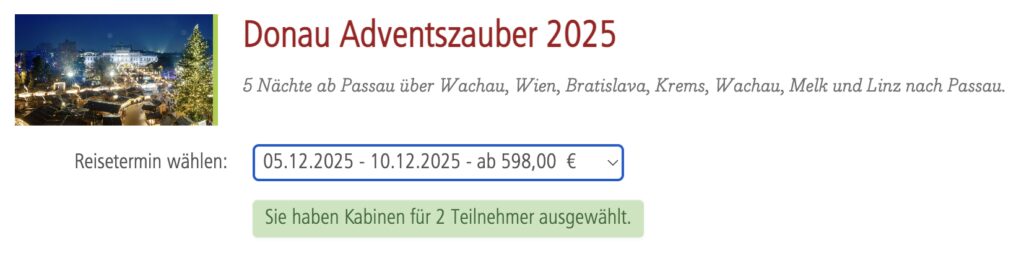 Donau Flusskreuzfahrt – 1 Woche im Sommer mit All Inclusive & Extras ab 899€ p.P.