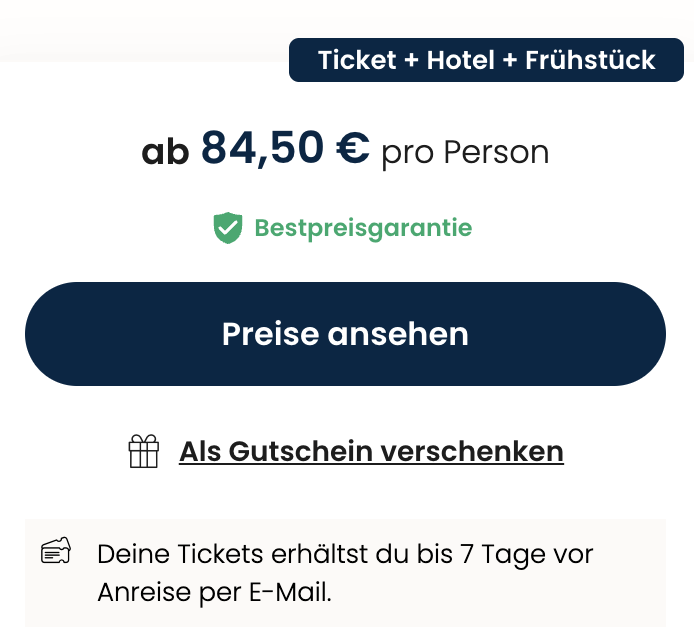 Europa Park Deal – Übernachtung im top Hotel mit Frühstück und Tageseintritt ab 113€ p.P.