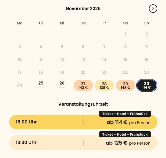 Harry Potter und das verwunschene Kind: Hotel + Ticket ab 79€ p.P. // als Gutschein für 89€ p.P.