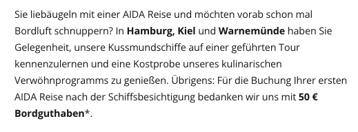 Kreuzfahrt Aktion: 4 Tage Mittelmeer mit Vollpension ab 199€ p.P. (Doppelkabine)