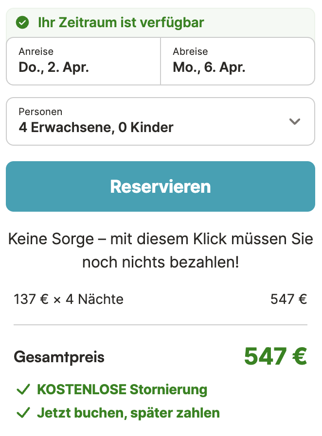 Kurzurlaub in Frankreich