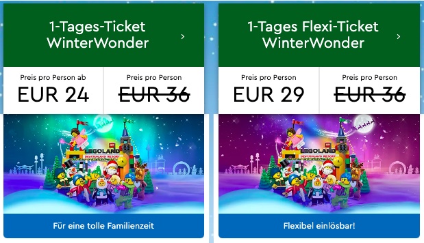 Legoland Deutschland: Ticket fürs WinterWonder ab 24€