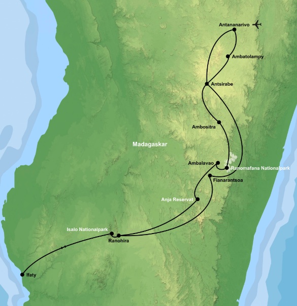 Madagaskar Rundreise: 14 Tage inkl. Flug, Unterkünften und Ausflügen ab 1.699€ p.P. (DZ)