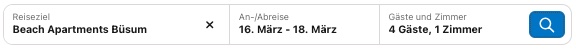 Nordsee Kurztrip: 3 Tage Büsum im strandnahen Apartment ab 88€ p.P. bei 4 Leuten, ab 135€ p.P. bei 2 Leuten