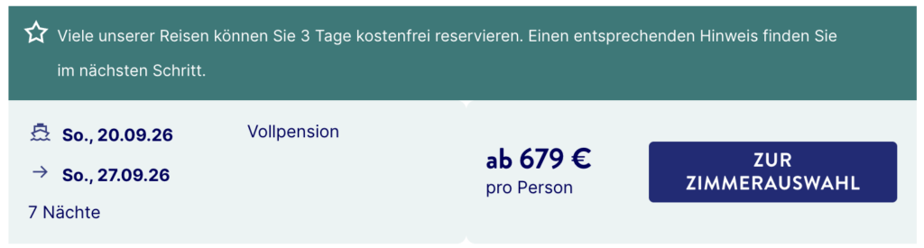 Schottland Reise: 8 Tage Kreuzfahrt ab Hamburg inkl. Vollpension ab 749€ p.P.
