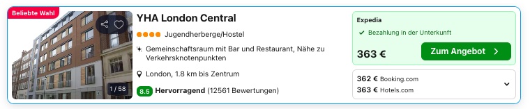 Silvester in London: Flug und Unterkunft ab 208€ p.P. (bei 4 Leuten)