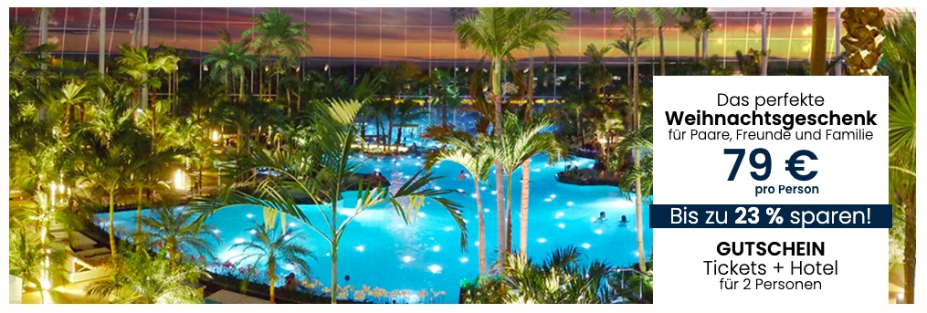 Therme Sinsheim: Hotel nach Wahl, Frühstück & Eintritt ab 79€ p.P. // Als Gutschein für 89€ p.P.