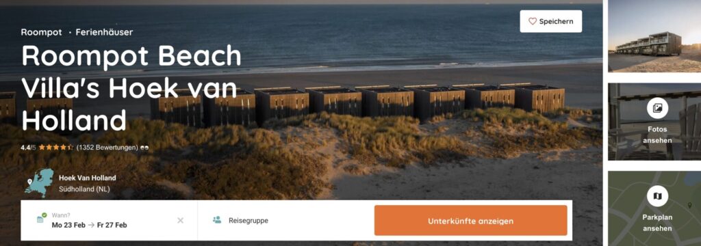 Urlaub im Strandhaus in Holland: 5 Tage direkt am Meer ab 221€ p.P.