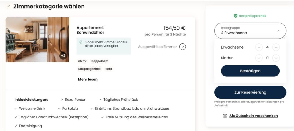 Wellnessurlaub in Kärnten – 3 Tage im Apartment mit Frühstück und vielen Extras ab 189€ p.P.