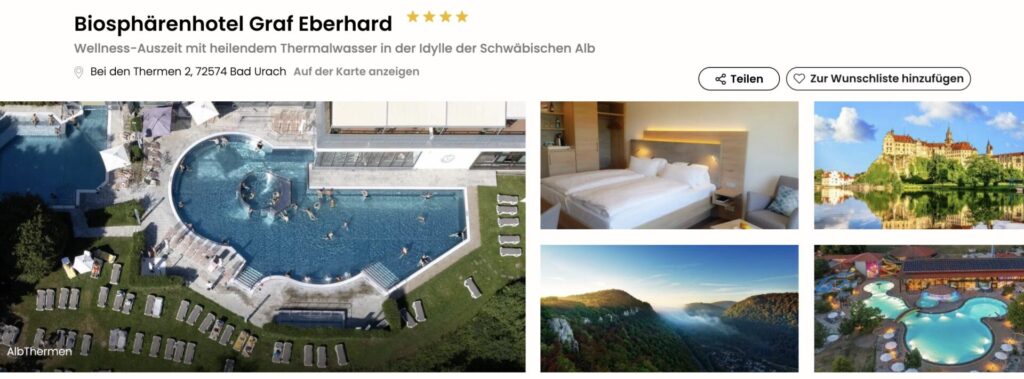 Auszeit in Baden Württemberg: 4* Hotel inkl. Frühstück & Eintritt in die AlbThermen ab 45€ p.P. (DZ)