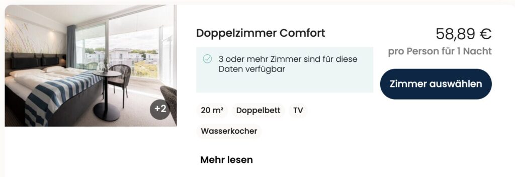 Auszeit in Schleswig Holstein: Top Hotel in Travemünde mit Frühstück & Private Spa ab 94€ p.P.