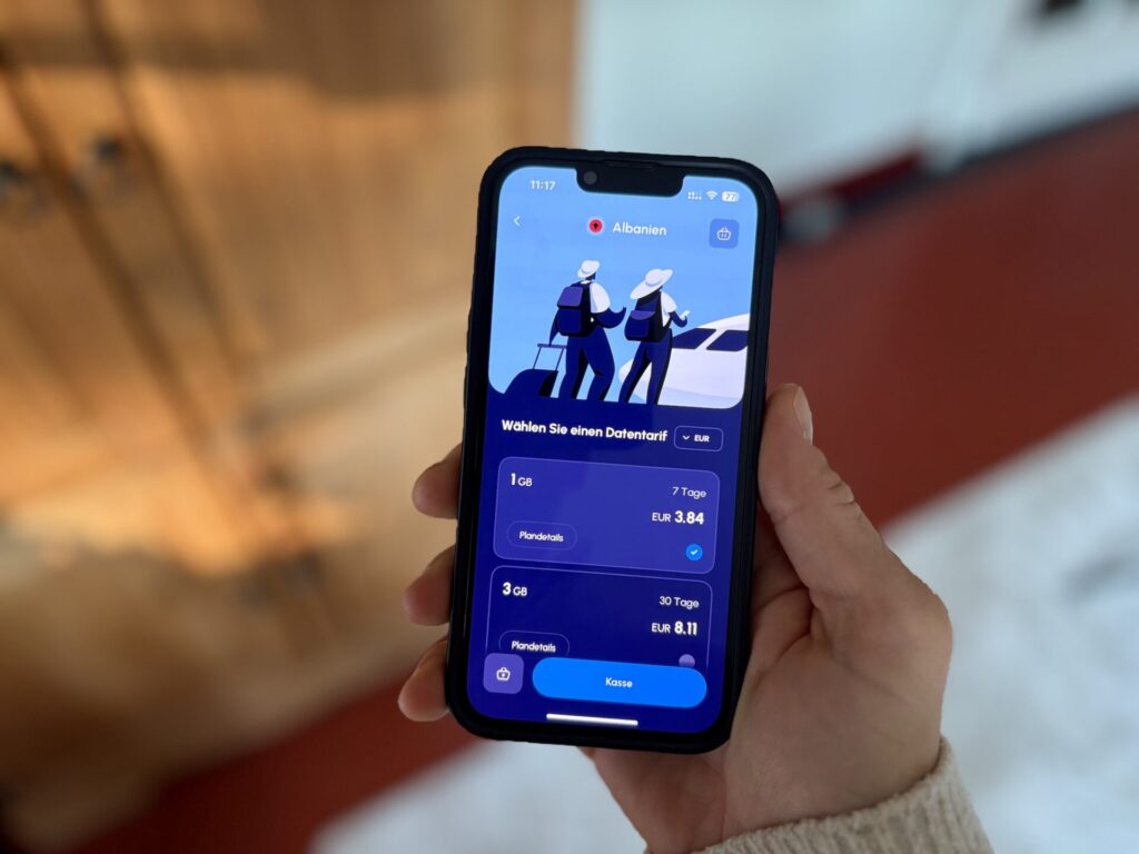 eSIM Albanien Test