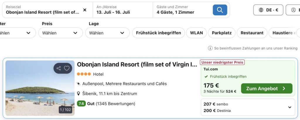 Ferienhaus in Kroatien