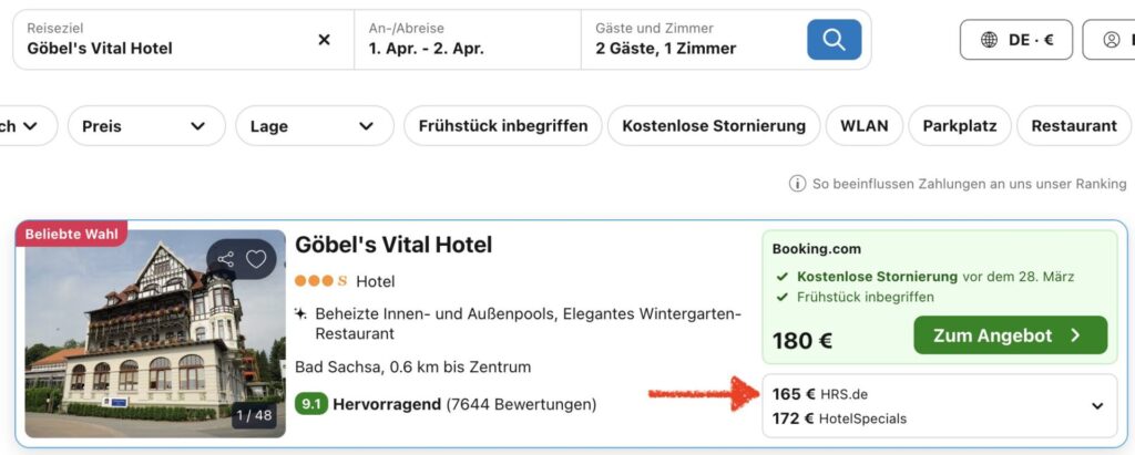 Göbel's Vital Hotel Bad Sachsa: 3 Tage Wellness im Harz mit Halbpension ab 195€ p.P.