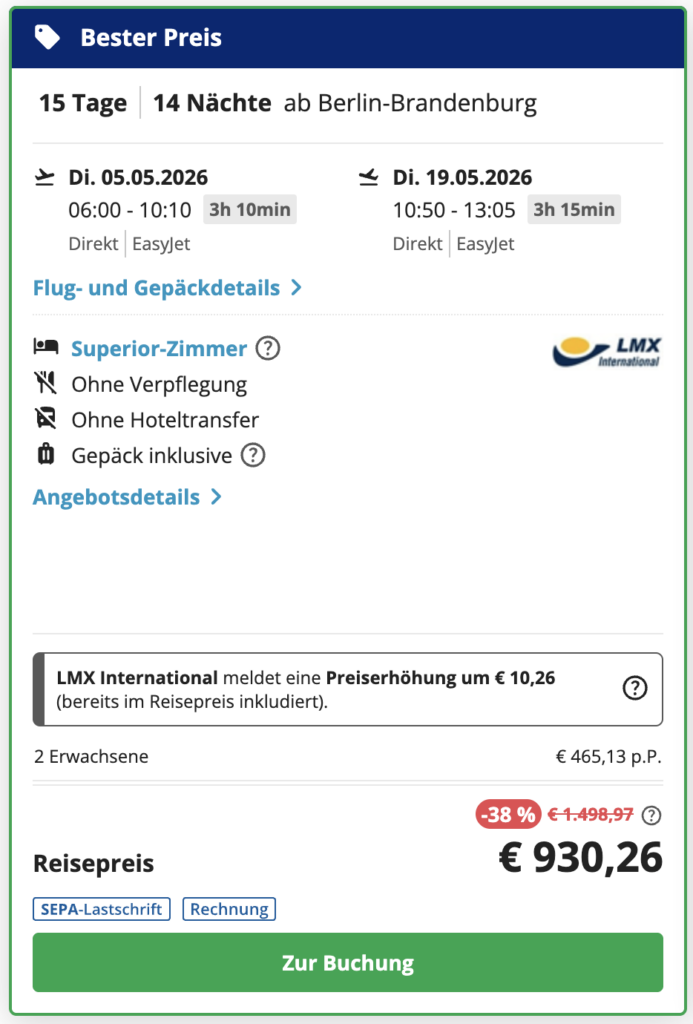 Griechenland Reise: 2 Wochen Kreta inkl. Flug und top bewertetes Hotel ab 436€ p.P.