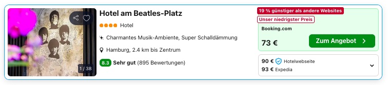 Hamburg direkt an der Reeperbahn: 4* Hotel ab 37€ p.P.