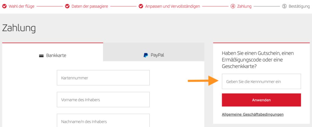Iberia Gutschein einlösen