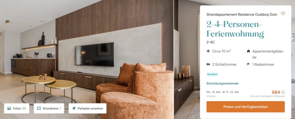 Kurzurlaub an der Nordsee: 5 Tage im neueröffneten Ferienpark ab 82€ p.P. bei 4 Leuten