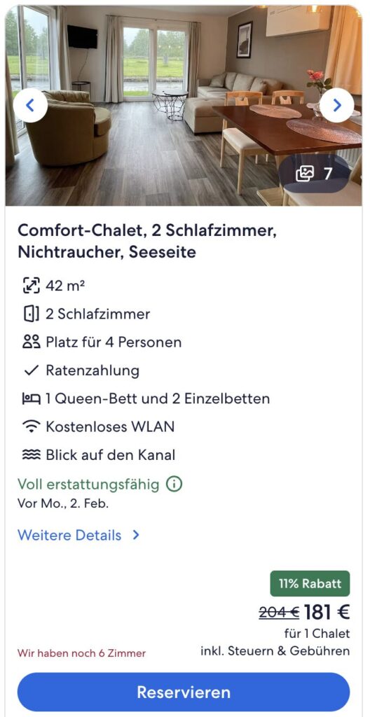 Kurzurlaub in Giethoorn: Unterkunft am Kanal ab 41€ p.P. (bei 4 Leuten)