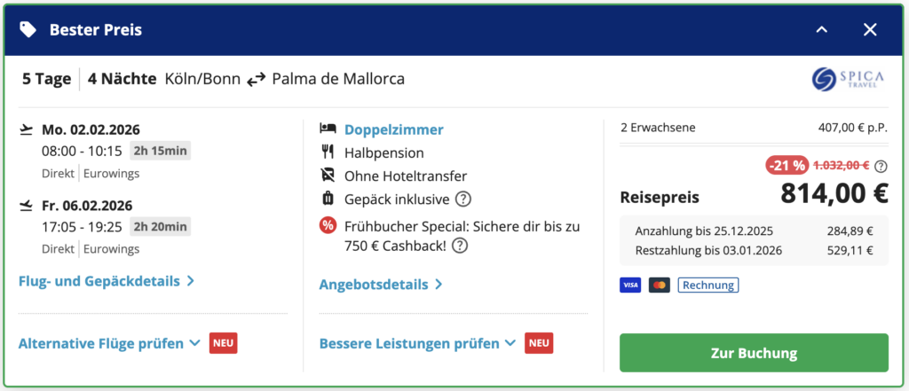 Mallorca Mandelblüte: 5 Tage im 5* Hotel + Flug & Halbpension ab 438€ p.P.