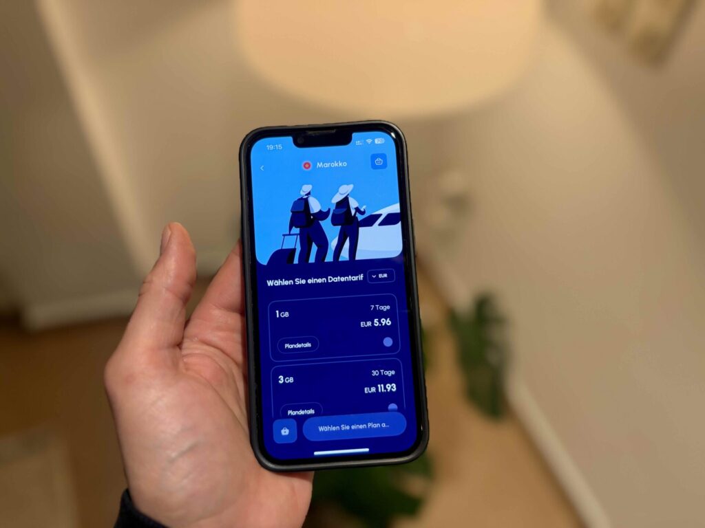 Die Vorteile einer eSIM bei einem Aufenthalt in Marokko liegen auf der Hand, wir können daher nur dazu raten, einige Minuten in die Einrichtung einer digitalen SIM-Karte vor Abreise zu investieren.