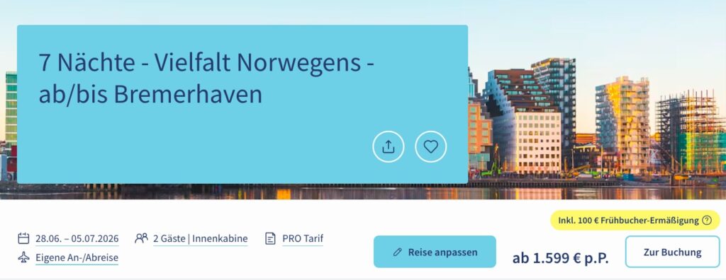 Norwegen Urlaub: Hin & Rückflug nach Tromsø ab 84€