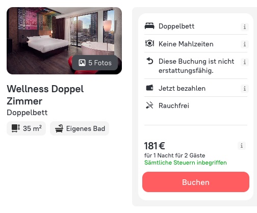 Panorama Wellness in Holland: 4* Hotel mit Whirlpool im Zimmer ab 86€ p.P. (DZ)