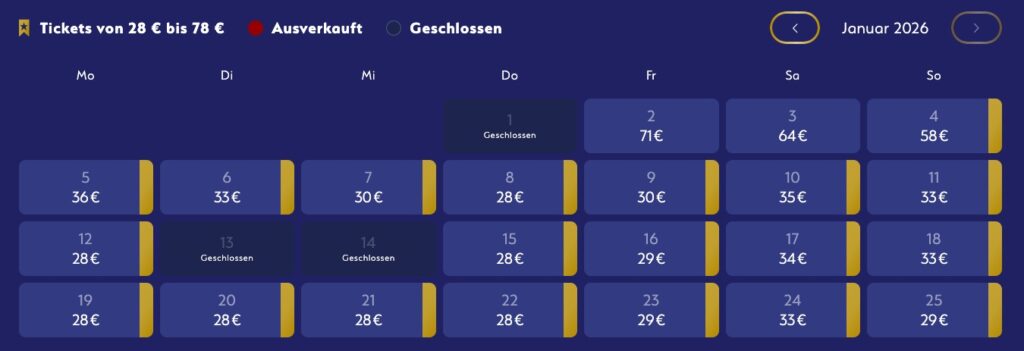 Phantasialand Wintertraum: Aktions Tickets ab 28€ (statt 78€)