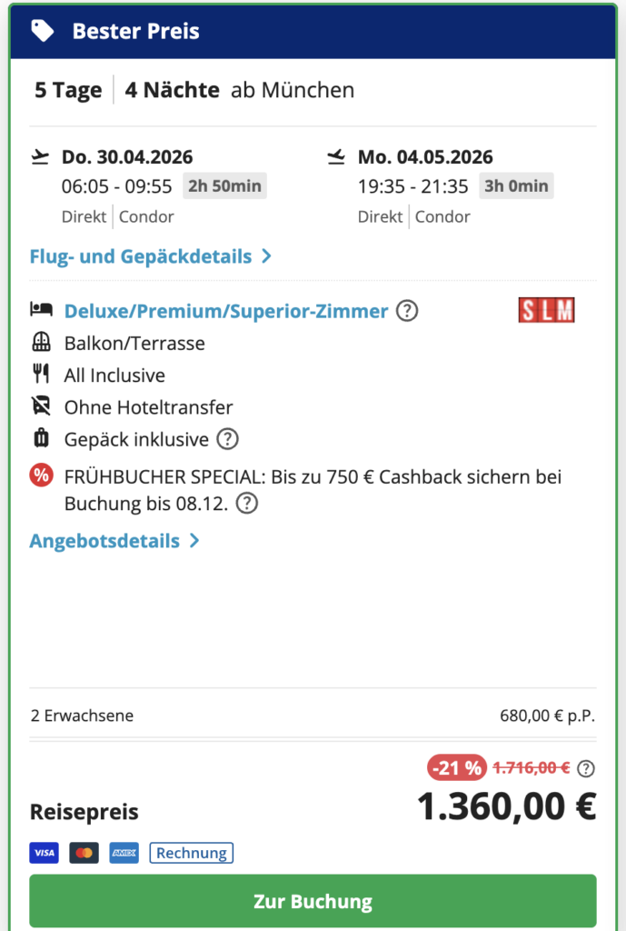 Rhodos Neueröffnung – 4 Tage im 5* Hotel mit All Inclusive & Zimmer mit Meerblick ab 338€ p.P. (im Mai 2025)