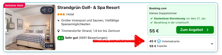 Romantikurlaub an der Ostsee: Hotelübernachtung ab 23€ p.P. (DZ)