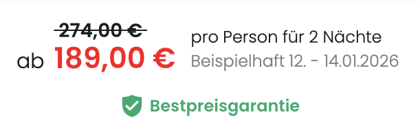 Wellness in Bayern: 3 Tage im 4.5* Hotel mit Halbpension ab 169€ p.P.