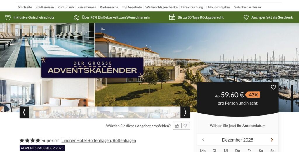 Wellness in Mecklenburg Vorpommern: 3 Tage Mecklenburgische Seenplatte ab 119€ p.P. (DZ)