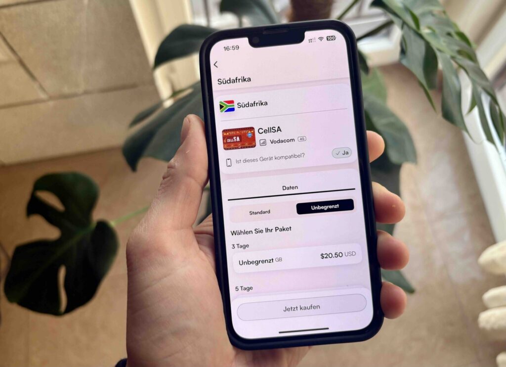 Die besten eSIMs für Südafrika im Vergleich
