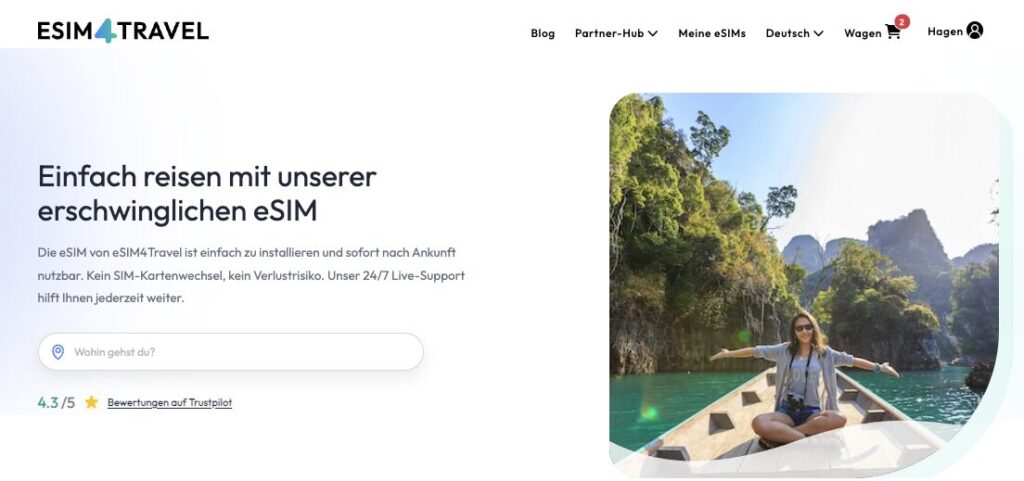 Wir haben den Anbieter eSIM4TRAVEL genau unter die Lupe genommen und Kosten und Bewertungen geprüft.