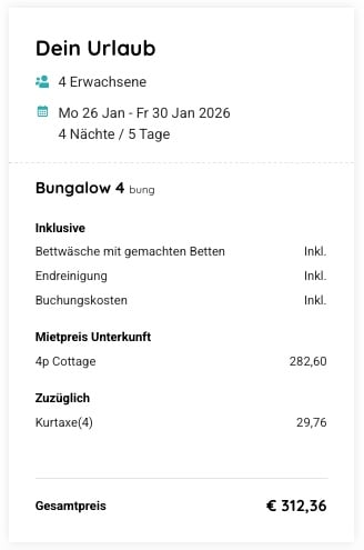 Ferienpark Belgien – 5 Tage im Bungalow ab 79€ p.P. (bei 4 Leuten)