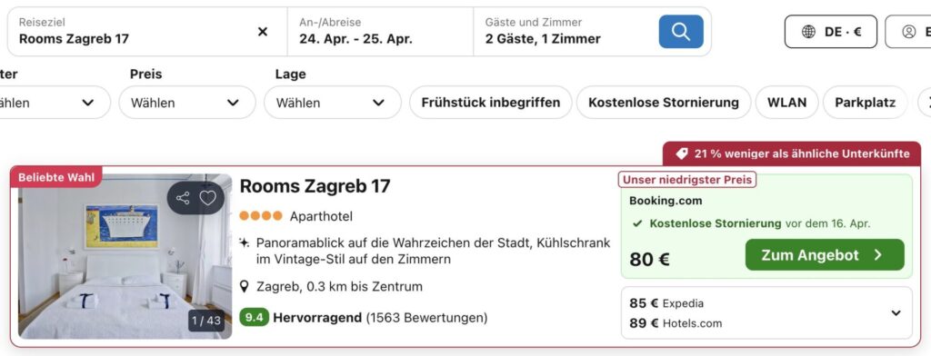 Flüge nach Kroatien