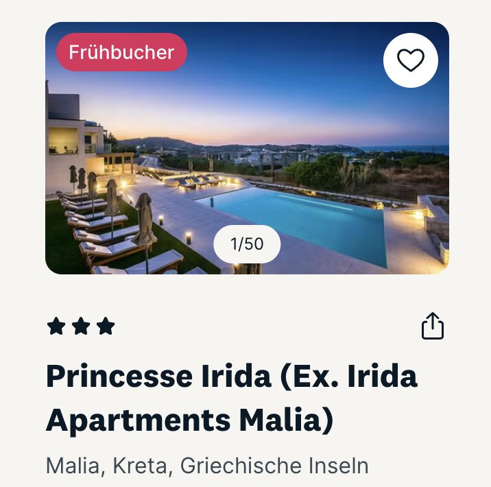Griechenland Reise: 2 Wochen Kreta inkl. Flug im top bewerteten Hotel ab 516€ p.P.
