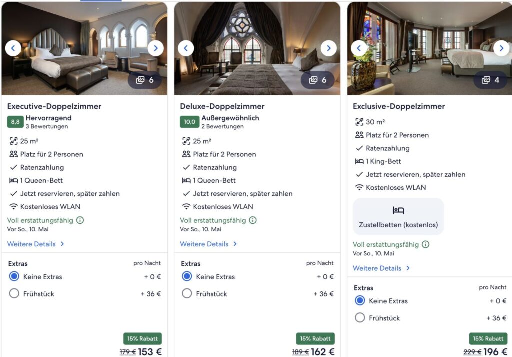 Kirchenhotel: Übernachtung im 4* Hotel in Belgien ab 69,50€ p.P.
