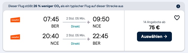 Kurztrip nach Nizza: 5 Tage am Mittelmeer inkl. Unterkunft & Flug ab 208€ p.P.