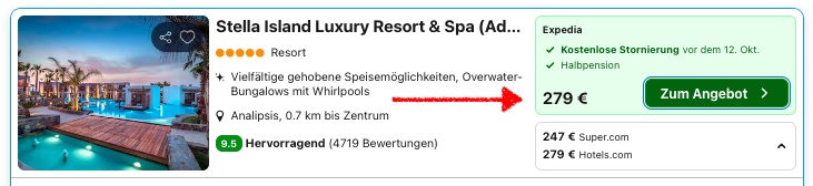 Luxushotel auf Kreta: "Overwater Nest" Bungalow im 5* Hotel mit Poolzugang, Whirlpool und Halbpension ab 226€ p.P. (DZ)