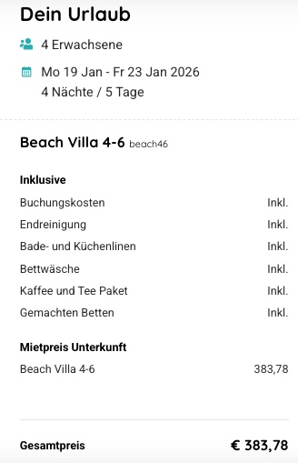 Nordsee Ferienhaus: 5 Tage Niederlande in Ferienvilla am Strand ab 96€ p.P. (bei 4 Leuten)