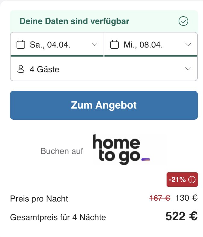 Ostern am Gardasee: 5 Tage über's Wochenende in einer Ferienwohnung in top Lage ab 127€ p.P.