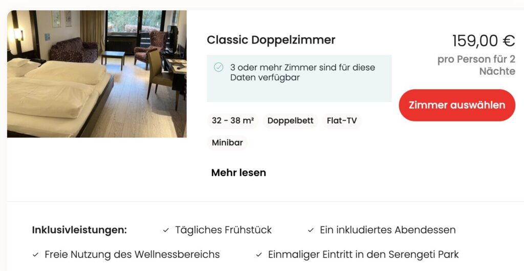 Serengeti Park: Eintritt mit Lichterfestival & Hotel ab 64€ p.P. // Gutschein für 119€ p.P.