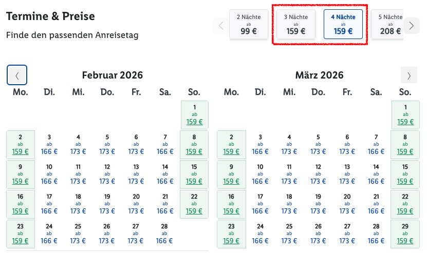 Urlaub am Timmendorfer Strand: 1 Nacht geschenkt - 5 Tage im strandnahen Hotel mit Frühstück ab 159€ p.P. (DZ)