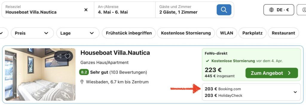 Urlaub auf dem Hausboot: 3 Tage in Hessen ab 209€ p.P. (z.B. im August)