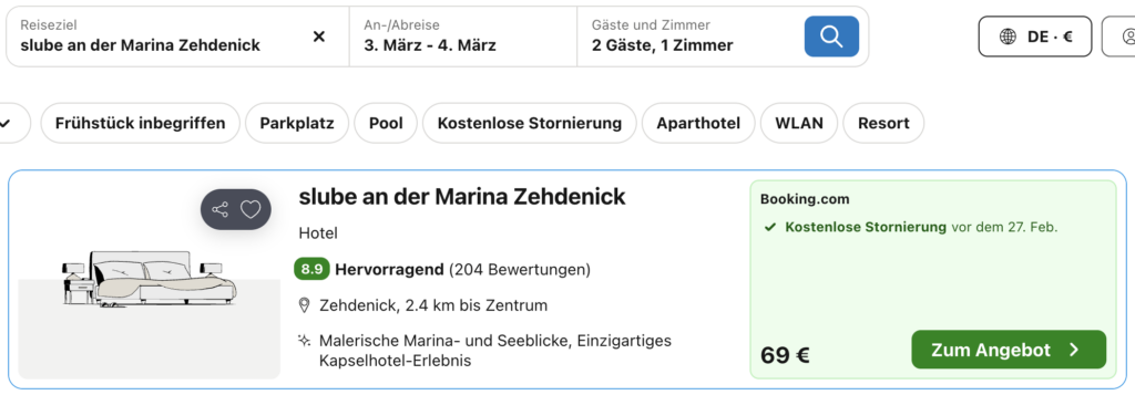 Urlaub im Tiny House: Übernachtung im Slube ab 35€ p.P. (bei 2 Leuten)