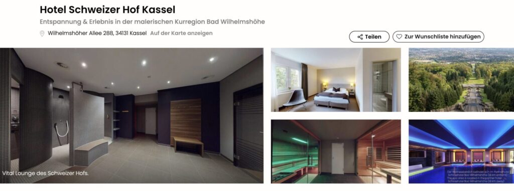 Wellness in Kassel: 3 Tage im top Hotel mit Frühstück ab 69€ p.P. (DZ)