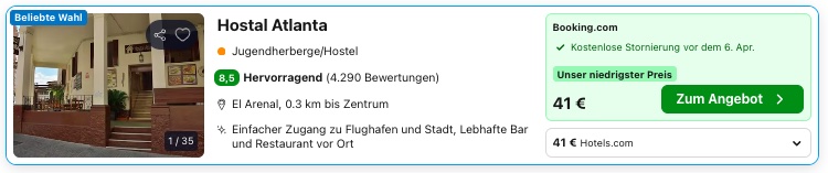 24 Stunden Mallorca Partytrip: Hin und Rückflug und Übernachtung ab 79€