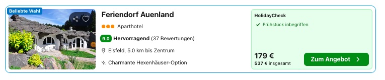 Auenland Feriendorf: 4 Tage im Erdhaus inklusive Frühstück ab 269€ p.P. (DZ)
